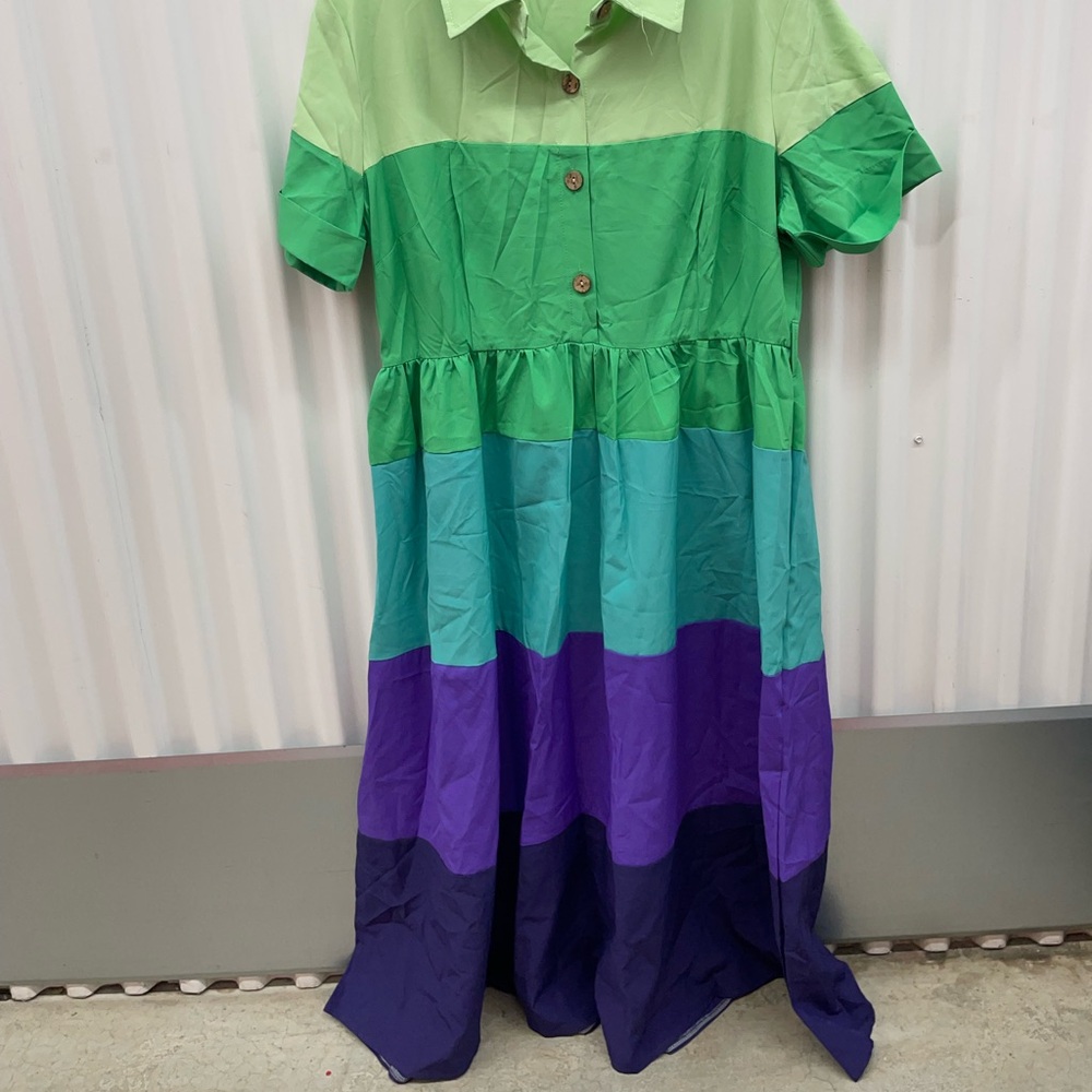 Striped Multicolor Women’s Dress Size Large